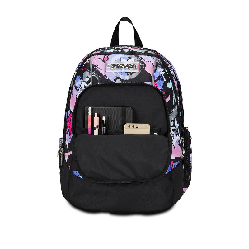 TOTTO Zaino Con Ruote Scuola Anime Girls Blu Rosa 60 | 35,6L Con Trolley Fisso Per PC Fino A 15,4''