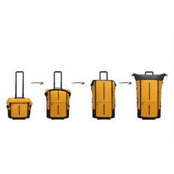 SAMSONITE ECODIVER BORSONE PIEGHEVOLE CON RUOTE GIALLO