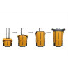 SAMSONITE ECODIVER BORSONE PIEGHEVOLE CON RUOTE GIALLO