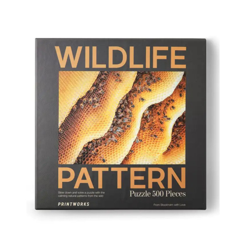 PUZZLE - BEE, WILDLIFE PATTERN
