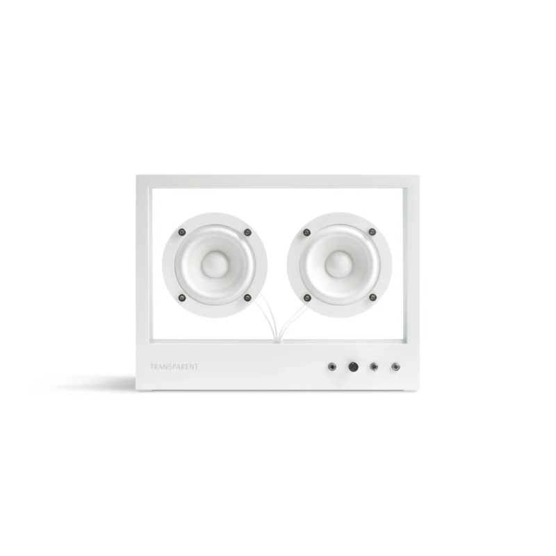 TRANSPARENT - SMALL SPEAKER BIANCO